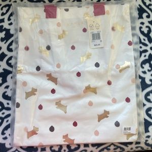 NWT RADLEY Dotty Dog Cotton Canvas Shopper Tote bag in Pink